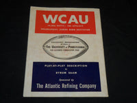 1946 OCTOBER 19 VIRGINIA VS. PENNSYLVANIA COLLEGE FOOTBALL PROGRAM - J 5761
