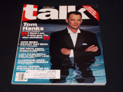 2000 NOVEMBER TALK MAGAZINE - TOM HANKS FRONT COVER - E 16948
