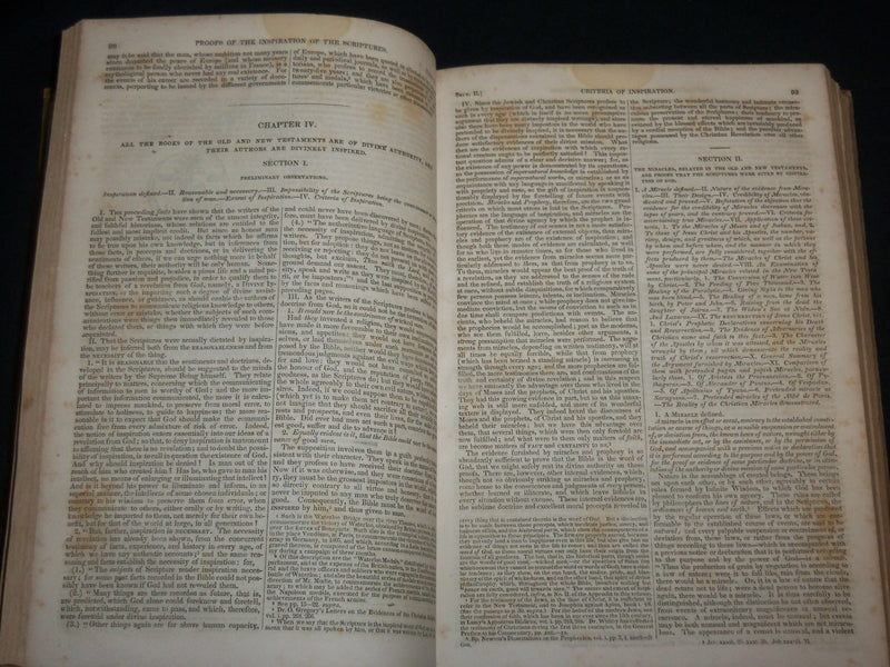 1849 HORNE'S INTRODUCTION OF THE HOLY SCRIPTURES VOLUME 1 BY HORNE - KD 6776