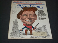 1975 DECEMBER 15 NEW YORK MAGAZINE - RONALD REAGAN - SP 3847