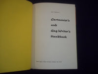 1967 CARTOONIST'S AND GAG WRITERS'S HANDBOOK HARDCOVER BOOK BY J. MARKOW-KD 8149