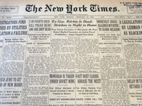 1936 FEBRUARY 24 NEW YORK TIMES - EX-GOV RITCHIE IS DEAD - NT 6702