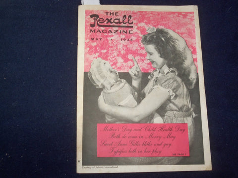 1938 MAY THE REXALL MAGAZINE - J 9348