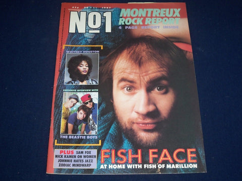 1987 MAY 30 NUMBER ONE MAGAZINE - DEREK DICK - WHITNEY HOUSTON - J 940
