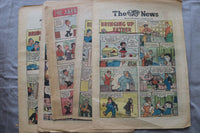 1970'S SUNDAY COLOR COMICS PAGES - HUGH LOT - 3 INCH STACK - NP 9310