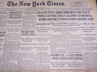 1935 OCTOBER 12 NEW YORK TIMES - FOOTBALL PLAYERS ON OHIO'S PAYROLL - NT 1866