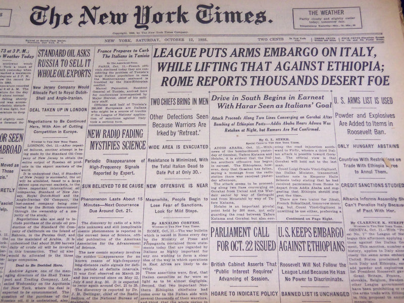1935 OCTOBER 12 NEW YORK TIMES - FOOTBALL PLAYERS ON OHIO'S PAYROLL - NT 1866