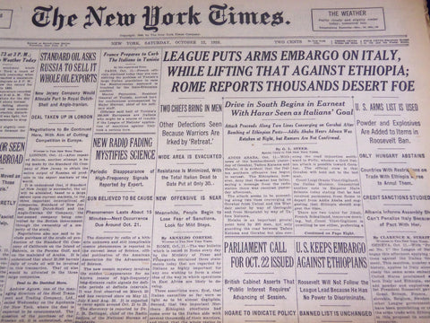 1935 OCTOBER 12 NEW YORK TIMES - FOOTBALL PLAYERS ON OHIO'S PAYROLL - NT 1866