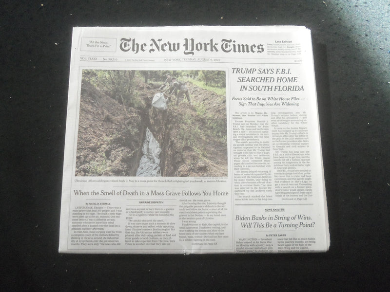 2022 AUGUST 9 NEW YORK TIMES - OLIVIA NEWTON-JOHN DIED (1948-2022)