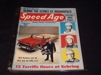 1955 JUNE SPEED AGE MAGAZINE - NICE RACING FRONT COVER - E 1970