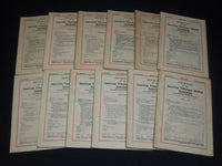 1935 AMERICAN VETERINARY MEDICAL ASSOC. JOURNAL 12 ISSUES COMPLETE YR - WR 632J
