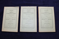 1928-1932 AMERICAN MATHEMATICAL SOCIETY BULLETIN - LOT OF 12 - O 3371