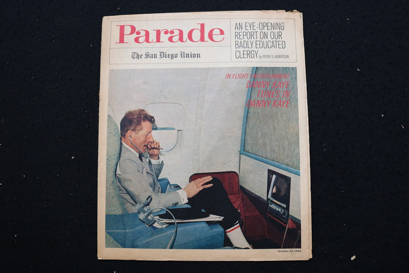 1964 OCTOBER 25 PARADE MAGAZINE - DANNY KAYE COVER - E 25633