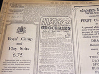 1923 JUNE 24 NEW YORK TIMES - LEVIATHAN BREAKS WORLD SPEED RECORD - NT 8726