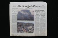 2024 SEP 24 NEW YORK TIMES - HUNDREDS KILLED IN LEBANON IN ATTACKS ON HEZBOLLAH
