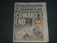2020 JANUARY 29 NEW YORK DAILY NEWS NEWSPAPER - FOTIS DULOS KILLS HIMSELF