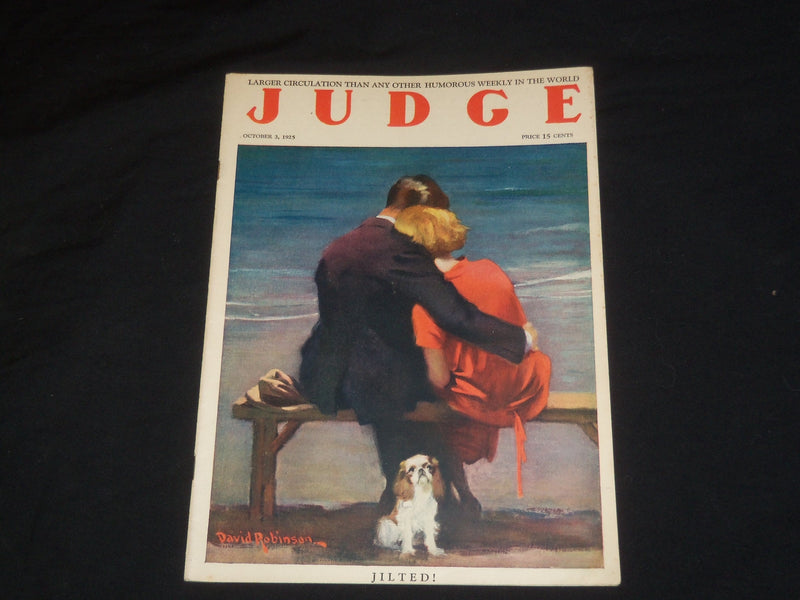 1925 OCTOBER 3 JUDGE MAGAZINE - JILTED! - ST 5525
