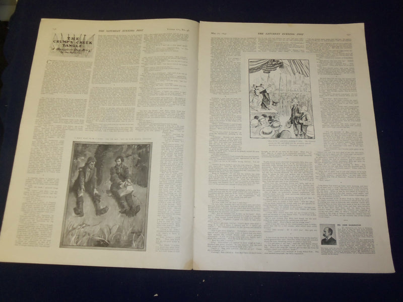 1899 MAY 27 THE SATURDAY EVENING POST MAGAZINE - NICE ILLUSTRATIONS - B 6705