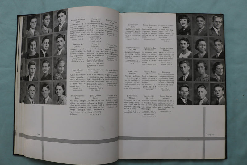 1935 THE RECHAUFFE EASTON HIGH SCHOOL YEARBOOK - EASTON, PENNSYLVANIA - YB 3553