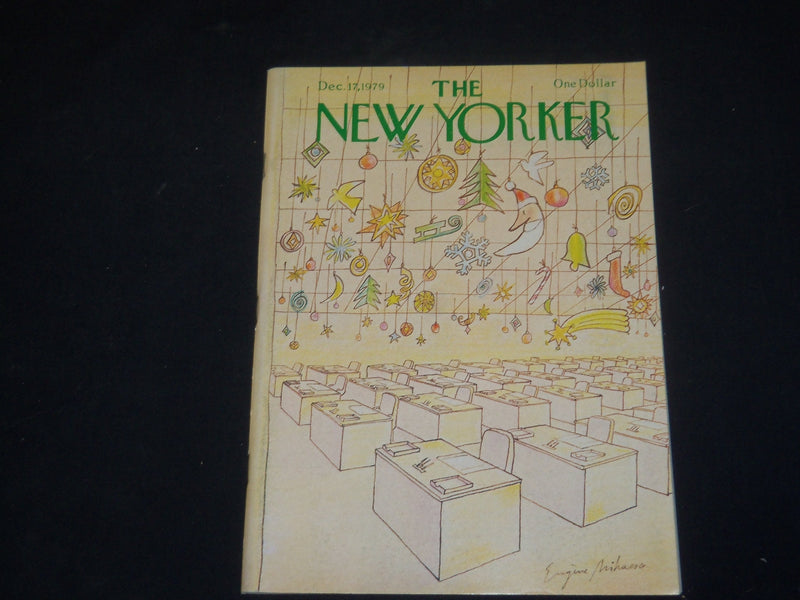 1979 DECEMBER 17 THE NEW YORKER MAGAZINE - ILLUSTRATED COVER - NY 1255