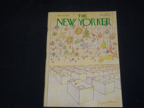 1979 DECEMBER 17 THE NEW YORKER MAGAZINE - ILLUSTRATED COVER - NY 1255