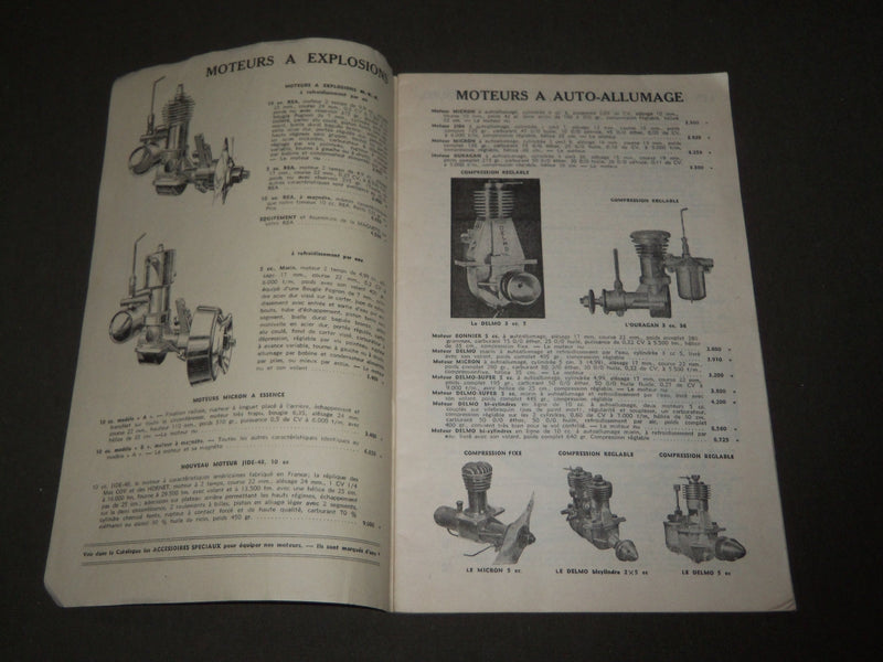 1948-1949 MADAME MICHEL MODÈLES RÉDUITS AVIATION MARINE FRENCH CATALOGUE- FR 727