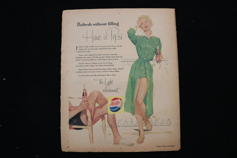 1955 JULY 17 CHICAGO TRIBUNE MAGAZINE - JACK WEBB COVER - E 26189