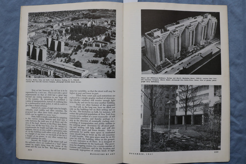 1951 DECEMBER MAGAZINE OF ART - K 2964
