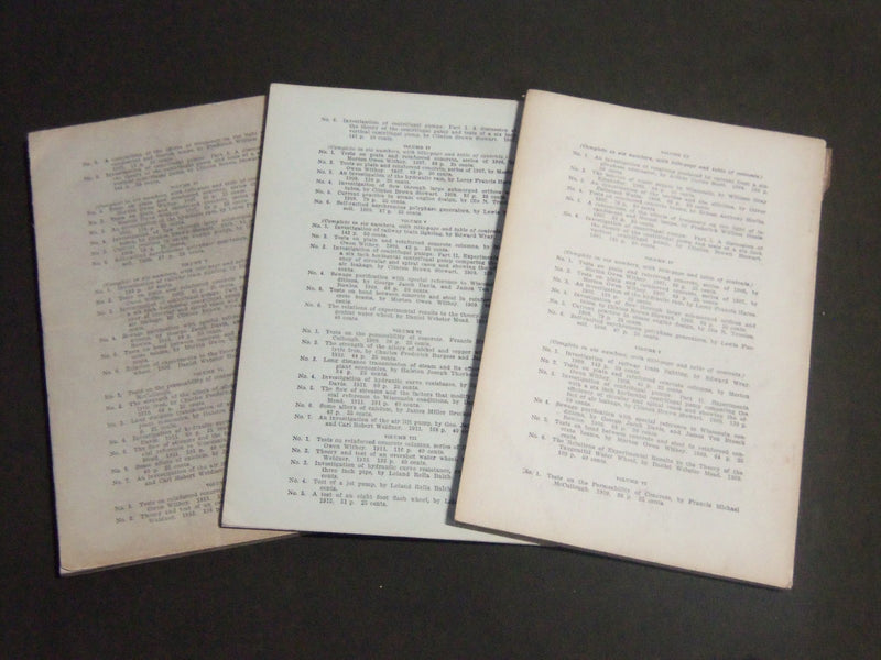 1909-1914 UNIVERSITY OF WISCONSIN BULLETIN LOT OF 3 - SOFTCOVER - WR 955D