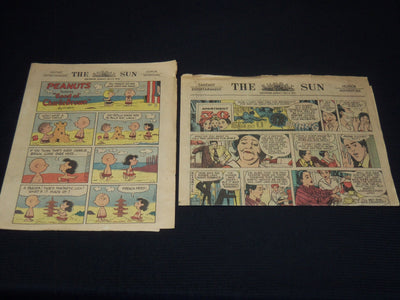 1976 JULY 4 THE BALTIMORE SUN NEWSPAPER COMIC SECTIONS LOT OF 2 - NP 8931