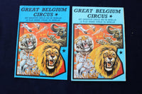 1989-1991 GREAT BELGIUM CIRCUS PROGRAMS - LOT OF 7 - O 3523