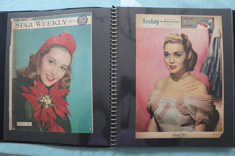 HOLLYWOOD STARS SCRAPBOOK - GREGORY PECK - MERLE OBERON - KIM NOVAK - #22