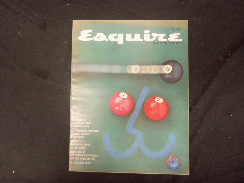 1959 JUNE ESQUIRE MAGAZINE - GREAT COVER, PHOTOS AND ADS - ST 2646