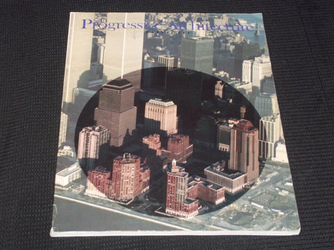 1988 MARCH PROGRESSIVE ARCHITECTURE MAGAZINE - RECTOR PLACE FRONT COVER - E 4150