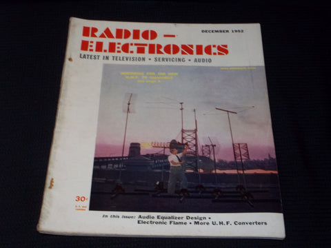 1953 DECEMBER RADIO ELECTRONICS MAGAZINE - ANTENNAS FOR NEW TV CHANNELS - E 7115