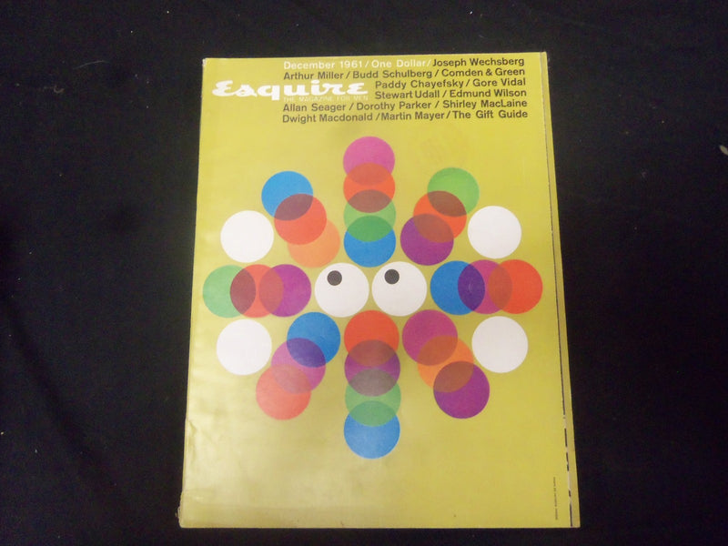 1961 DECEMBER ESQUIRE MAGAZINE - GREAT COVER, PHOTOS AND ADS - ST 2613