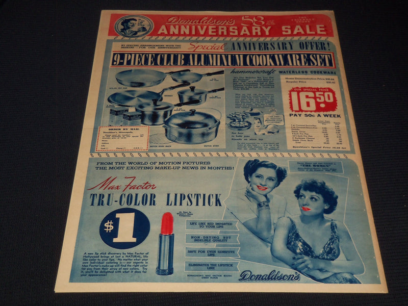 1939 SEPT 24 MINNEAPOLIS SUNDAY TRIBUNE COLOR SECTION - ETERNAL ICE - NT 9578