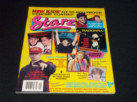 1990 STARZ MAGAZINE - NEW KIDS ON THE BLOCK PREMIER ISSUE - E 14387