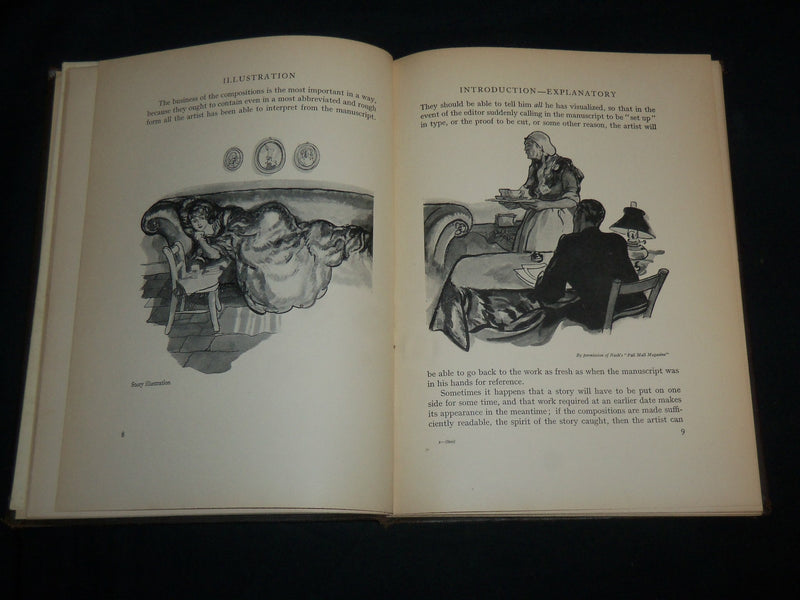 1933 ILLUSTRATION PRACTICE IN WASH AND LINE BOOK BY STEVEN SPURRIER - KD 6733
