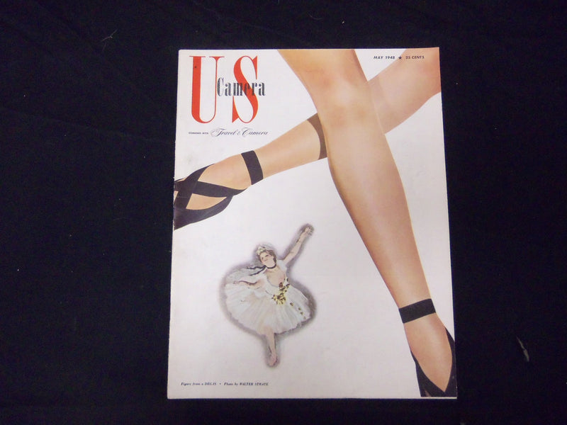 1948 MAY U.S. CAMERA MAGAZINE - NICE PHOTOS, ARTICLES & ADS - ST 1870