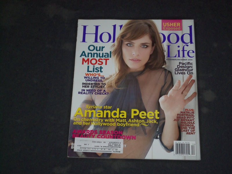 2005 NOVEMBER/DECEMBER HOLLYWOOD LIFE MAGAZINE - AMANDA PEET COVER - CW 782