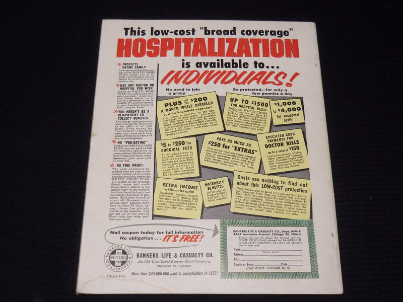 1954 OCTOBER MOVIES SECRETS MAGAZINE - ROCK HUDSON COVER - E 13470