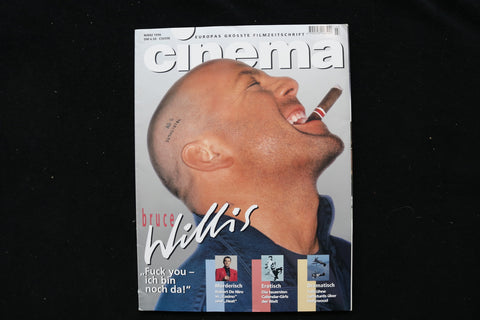 1996 MARCH CINEMA MAGAZINE - BRUCE WILLIS COVER - GERMAN - E 24678