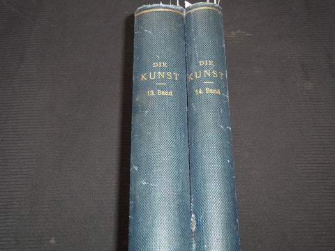 1905-1906 WUNDER DES LEBENS VOLUME LOT OF 2 - VOLUME 13 & 14 - GERMAN - KD 1870I