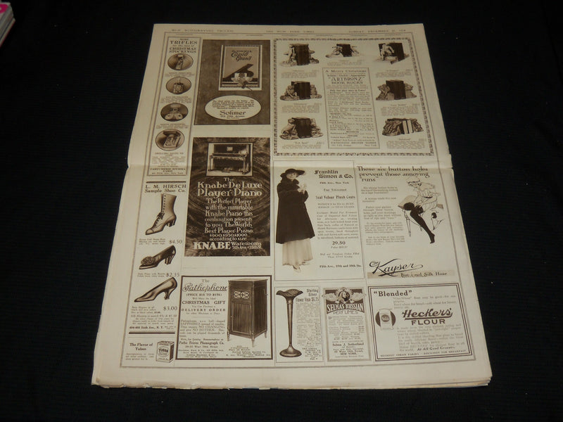 1914 DECEMBER 20 NEW YORK TIMES PICTURE SECTION - YPRES BELGIUM - NP 5608