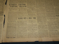 1906 APRIL 8 THE BOSTON HERALD NEWSPAPER - VESUVIUS RAZES A WHOLE TOWN - BH 278
