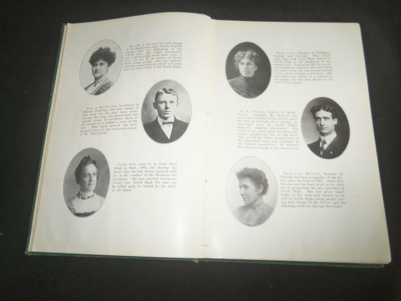 1908 ORACLE NORTH HIGH SCHOOL YEARBOOK - DES MOINES, IOWA - YB 2557