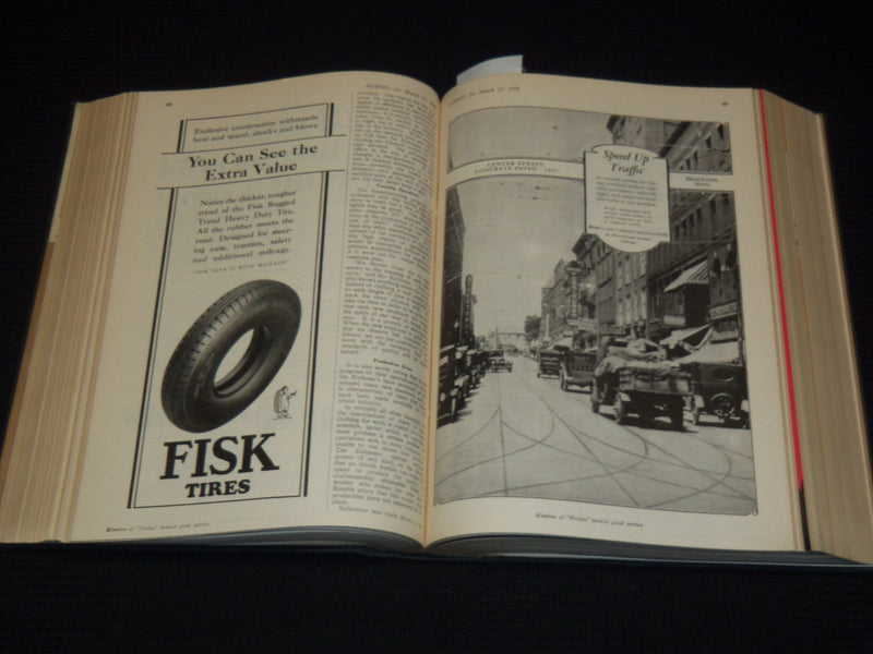 1928 JANUARY 1-JUNE 15 FORBES MAGAZINE BOUND VOLUME - NICE ADS - R 10H