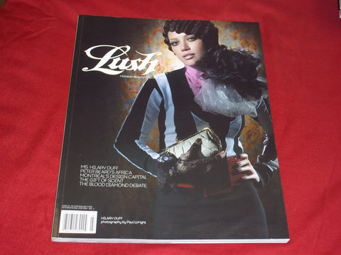 2006-2007 WINTER LUSH MAGAZINE ISSUE NO. 7 - HILARY DUFF COVER - FASHION - RC 61