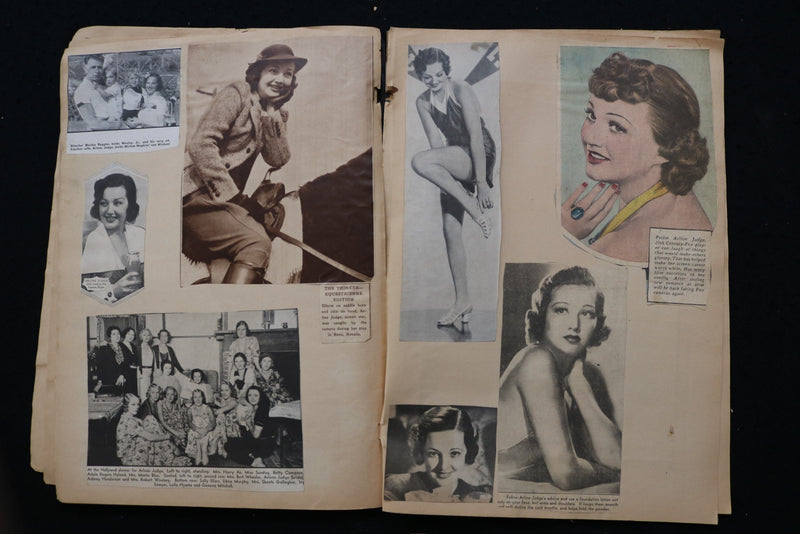 MOVIE STARS SCRAPBOOK - BETTY GRABLE - ANNE SHIRLEY - E 24904